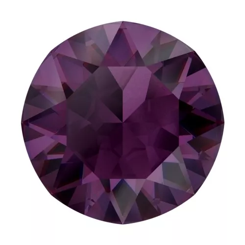 Cabuchón PureCrystal 1088 6 mm Amethyst Ignite x1