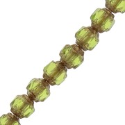 Facetadas Antiguas  4 mm Olivine Dark Bronze x50|raw }}