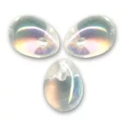 Gotas 5x7 mm Crystal AB x25