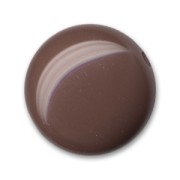 Tejo bombeado 18 mm Chocolate x1