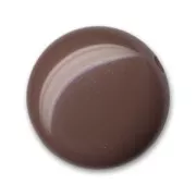 Tejo bombeado 18 mm Chocolate x1