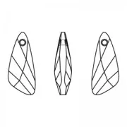 Colgante Wing PureCrystal 6690 23 mm Crystal Silver Night x1