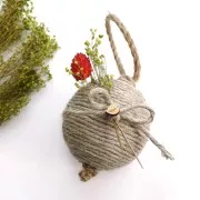 Bobina de hilo de lino 2.5 mm - Natural x200gr