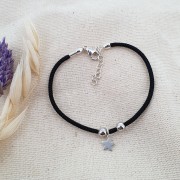 Mini dije estrella 8x6 mm de Plata 925 x1