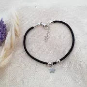 Mini dije estrella 8x6 mm de Plata 925 x1