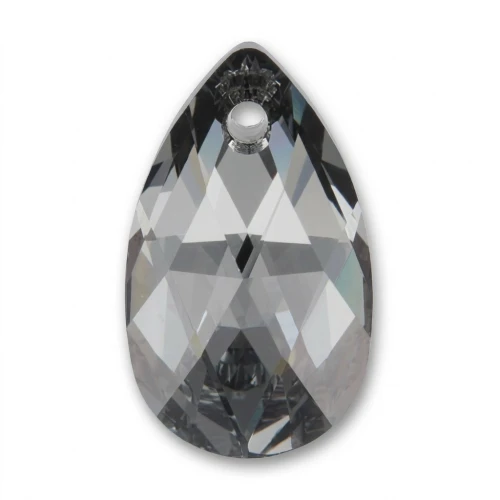 Lágrima PureCrystal 6106 22 mm Crystal Silver Night x1