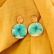 Flores secas y prensadas con plancha para DIY - Amarillo x1