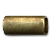 Cuenta pasante irregular para cuero Regaliz 28x13 mm bronce|raw }}