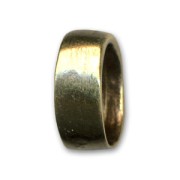 Cuenta pasante irregular para cuero Regaliz 6x14 mm bronce|raw }}