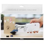 Mini máquina de coser - manual y portátil - Blanco x1