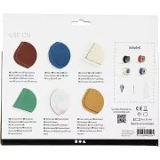 Mini máquina de coser - manual y portátil - Blanco x1