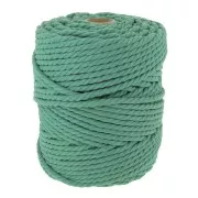Bobina de cordón teñida - Bottle Macramé 5 mm - Turquesa x100m