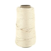 Bobina de cordón de algodón para macramé Suprême Cotton 3XL lana peinada - Natural x75m|raw }}