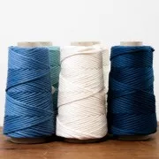 Bobina de cordón de algodón para macramé Suprême Cotton 3XL lana peinada - Saumon x75m