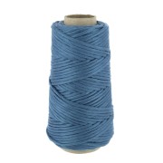 Bobina de cordón de algodón para macramé Suprême Cotton 3XL lana peinada - Azul x75m|raw }}