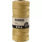 Bobina de 65 metros de hilo de bambú 1 mm - Dorado