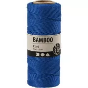 Bobina de 65 metros de hilo de bambú 1 mm - Azul dur