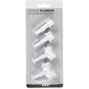 4 emporte-pièces poussoir pour pâte polymère - Fleurs 23-28-36-44 mm|raw }}