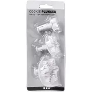 3 sacabocados cuenta pasante para arcilla polimérica - Copos de nieve 32-48-65 mm