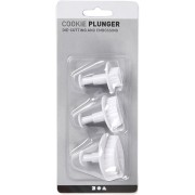 3 sacabocados cuenta pasante para arcilla polimérica - Hojas 34-44-49 mm