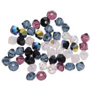 Mezcla de PureCrystal 5328 - 3 mm Trompos de cristal de moda x50|raw }}