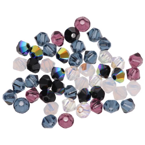 Mezcla de PureCrystal 5328 - 3 mm Trompos de cristal de moda x50
