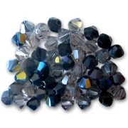 Mix de Toupies en cristal PureCrystal 5328 3 mm Negro x50