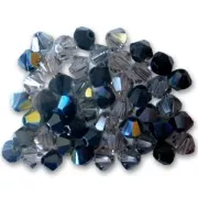 Negro - Mix de Toupies en cristal PureCrystal 5328 3 mm Negro x50 Mix de Toupies en cristal PureCrystal 5328 3 mm Negro x50