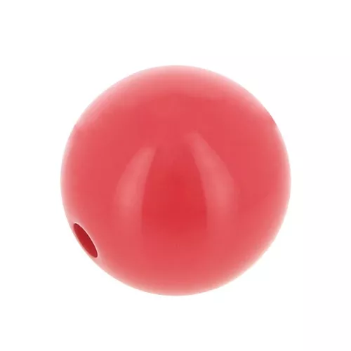 Cuenta de resina Opaco 14 mm - Rojo Clair x1