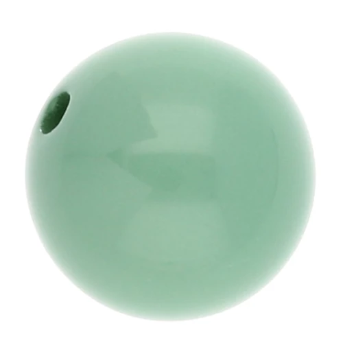 Cuenta de resina Opaco 14 mm - Verde x1