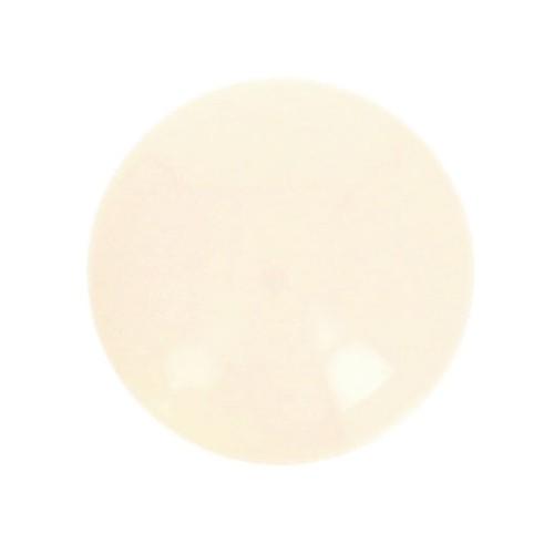 Cabujón de resina opaco 12 mm - Marfil x1