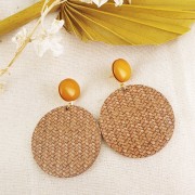 Cabujón de resina opaco 12 mm - Marfil x1