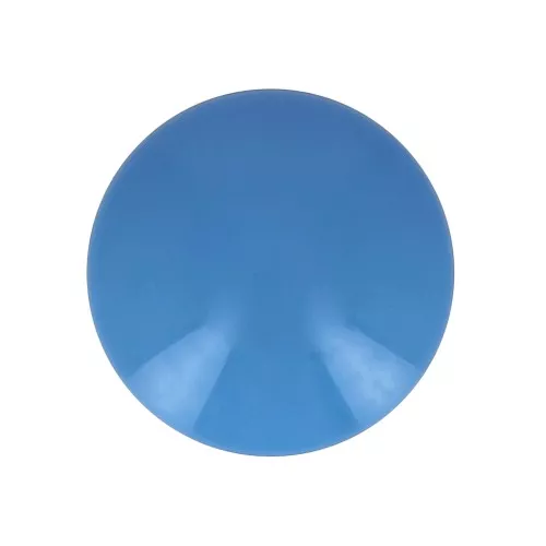 Cabujón de resina opaco 12 mm - Azul Lapiz x1