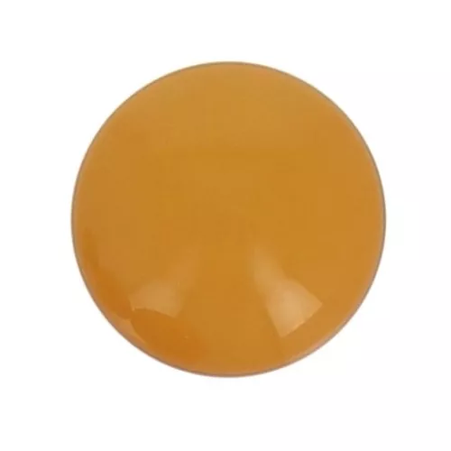 Cabujón de resina opaco 14 mm - Mostaza x1