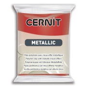 Pasta arcilla polimérica Cernit Metallic Rojo 56gr (n°400)|raw }}