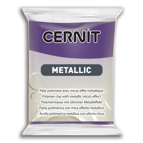 Pasta arcilla polimérica Cernit Metallic Morado 56gr (n°900)