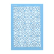 Silk Screen Moiko para arcilla polimérica 74x105 mm - Aborigene simple 13.21