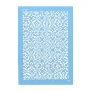 Silk Screen Moiko para arcilla polimérica 74x105 mm - Aborigene simple 13.21