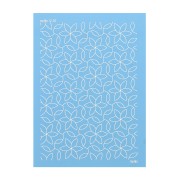 Silk Screen Moiko para arcilla polimérica 74x105 mm - flores caladas 12.36|raw }}