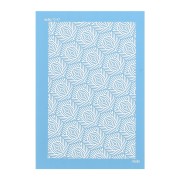 Silk Screen Moiko para arcilla polimérica 74x105 mm - Tortuga Aborigene 12.47