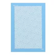 Silk Screen Moiko para arcilla polimérica 74x105 mm - Triangulo Aborigene 12.45