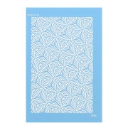 Silk Screen Moiko para arcilla polimérica 74x105 mm - Triangulo complejo 12.46|raw }}