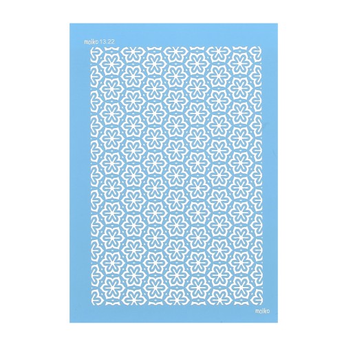 Silk Screen Moiko para arcilla polimérica 74x105 mm - Millefiori 13.22