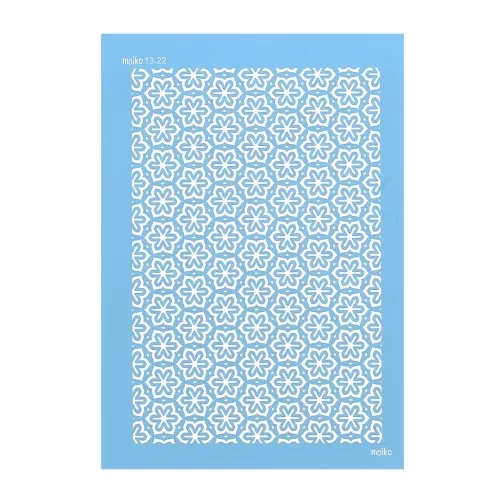 Silk Screen Moiko para arcilla polimérica 74x105 mm - Millefiori 13.22