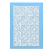 Silk Screen Moiko para arcilla polimérica 74x105 mm - Triangulos y Cheurones 12.50