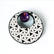 Silk Screen Moiko para arcilla polimérica 74x105 mm - Mandala indio 13.33