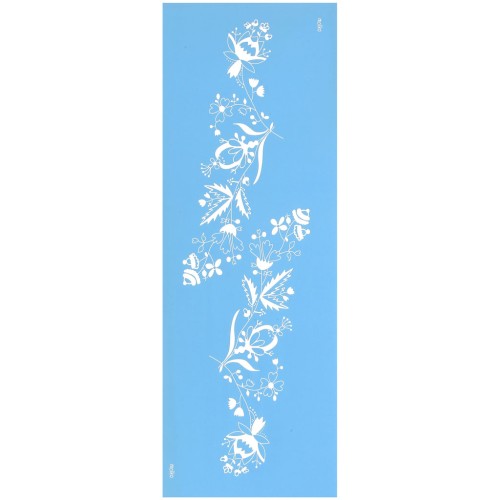 Silk Screen Moiko para pulsera 23x7 cm - Frise Flowers