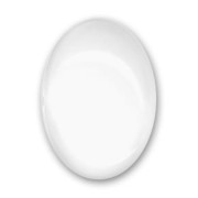 Cabuchón lupa 18x13 mm Crystal x1