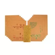 Calendario de adviento para hacer DIY - Village Kraft - Metalizado x1