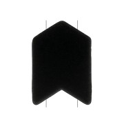 Cuenta de zamac estampado resina forme flecha 11x8 mm - Negro x1|raw }}